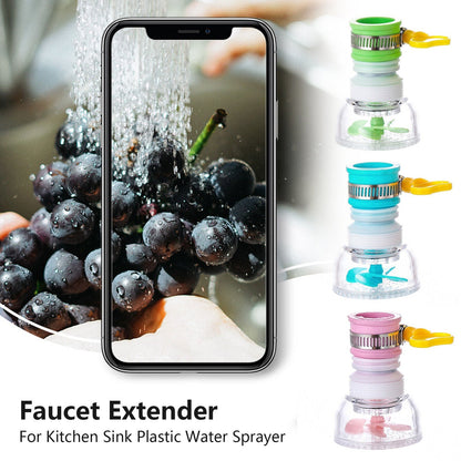 360° Tap Extender – Flexible Faucet Aerator & Water Saver