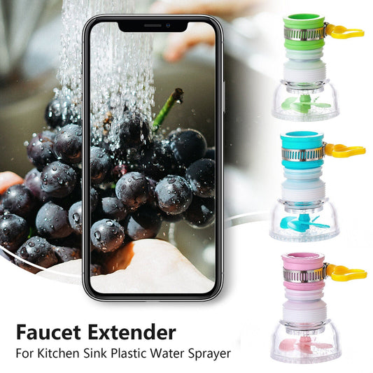 360° Tap Extender – Flexible Faucet Aerator & Water Saver