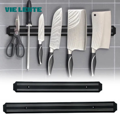 Magnetic Knife Strip – Wall-Mounted Kitchen Knife Holder & Utensil Bar