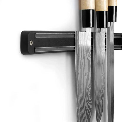 Magnetic Knife Strip – Wall-Mounted Kitchen Knife Holder & Utensil Bar