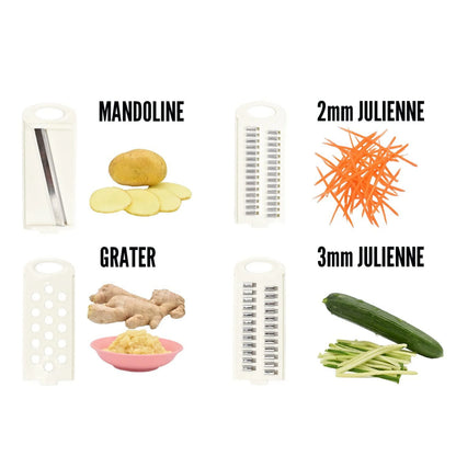 5-in-1 Vegetable Chopper – Multifunctional Food Slicer, Grater & Dicer